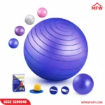 100cm Gym Ball with Air Pump – Large Exercise Ball for Full Body Training & Balance Workouts