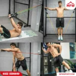 11 Piece Exercise Resistance Bands & 5pcs Loop Band Set (Pack of 2) – Full Body Workout Kit