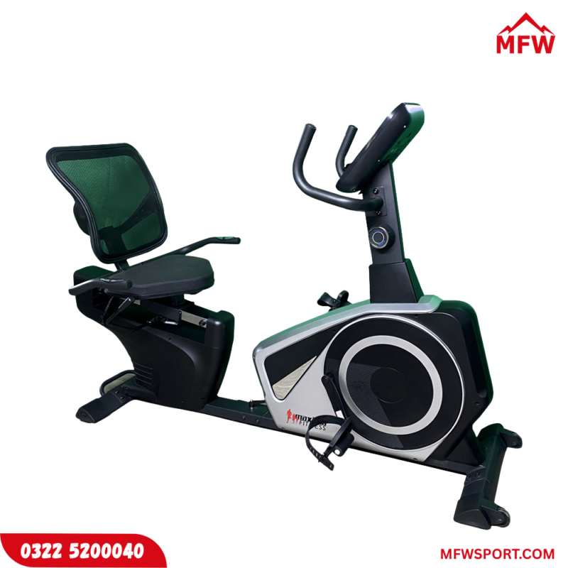 1901-R Recumbent Bike – Magnetic Resistance with LCD Console
