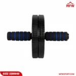 Ab Wheel Roller with Foam Handles & Knee Pad – Dual Wheel Core Strength Trainer (Pack of 1)