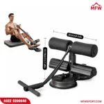 Adjustable Abdominal Trainer with Suction Base & Resistance Band – Durable Iron Build