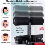 Adjustable Abdominal Trainer with Suction Base & Resistance Band – Durable Iron Build