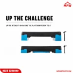 Aerobic Stepper Medium Size – 6-Inch Adjustable Fitness Step for Home & Gym Workouts