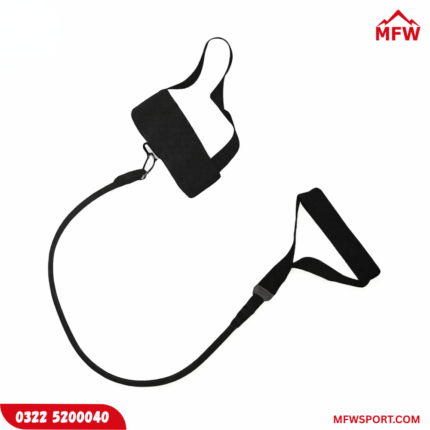 Elastic Resistance Band for Ankle with Handle – Physiotherapy & Strength Training Non-Slip Foam Grip