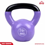 Kettlebells Vinyl Coated 2 to 20 KG – Single Piece Strength Training Weight