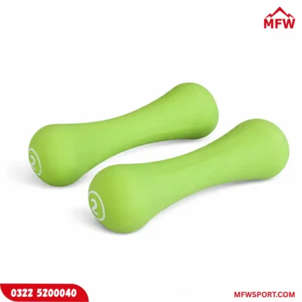 Liveup Dumbbell Bone Shape Neoprene 2kg x 2 – Green | Home & Gym Fitness