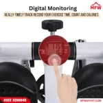 Mini Fitness Twist Stepper with Electronic Display & Resistance Bands – Home Exercise Workout Machine