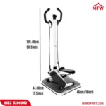 Mini Stepper with Handle and Resistance Bands – Full Body Fitness Stepper Machine - Image 2