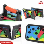 Multipurpose Pushup Board – Color-Coded Exercise System for Chest, Shoulders, Back & Triceps (Black)