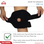 Open Patella Knee Support Brace – Adjustable Neoprene Knee Stabilizer for Men & Women (Pack of 1) - Image 2