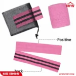 Premium Fitness Resistance Band for Women – Waist & Hip Training (Pack of 3)