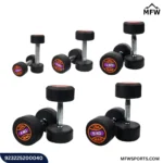 Rubber Coated Dumbbells Pair 1KG–20KG Gym & Home UseRubber Coated Dumbbells Pair 1KG–20KG Gym & Home Use
