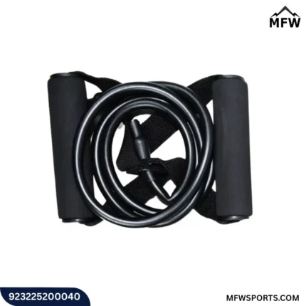 Single Loop Resistance Band with Foam Handles – Portable Strength & Fitness Training Band