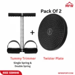 Tummy Trimmer Single & Double Spring with Twister Plate Disc – Home Gym Fitness Equipment